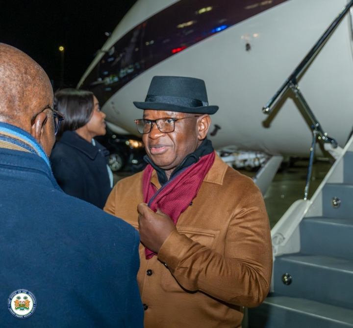 Sierra Leone’s President Julius Maada Bio Arrives in Munich to Discuss Sahel Security Challenges at the 2026 Munich Security Conference